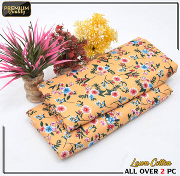 2 Piece Soft | Lightweight & Stylish Printed Lawn Cotton Suit - BDF#107