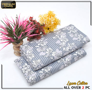 2 Piece Soft | Lightweight & Stylish Printed Lawn Cotton Suit - BDF#105