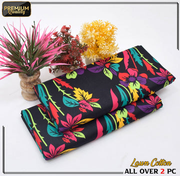 2 Piece Soft | Lightweight & Stylish Printed Lawn Cotton Suit - BDF#127