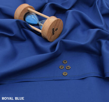 Royal Blue  -  Pure Wash And Wear -