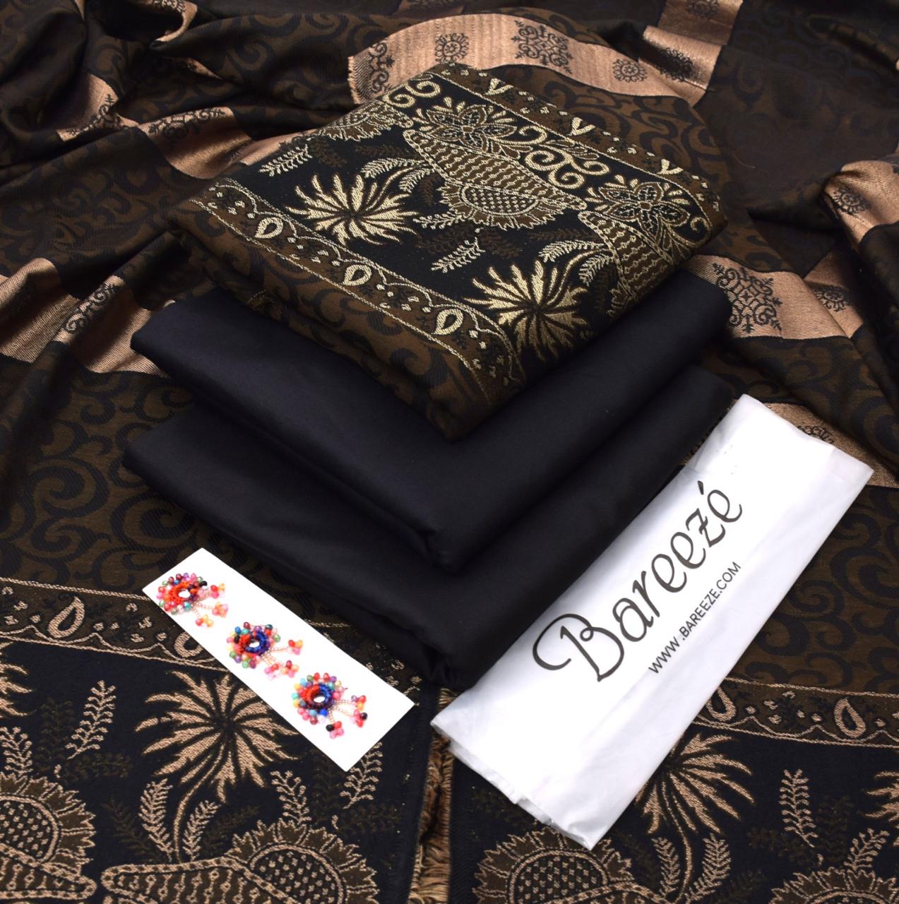 Dhanak 3-Piece With Wool Shawl