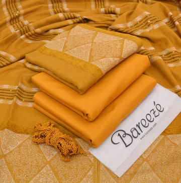 Dhanak 3-Piece With Wool Shawl