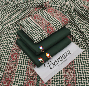 Dhanak 3-Piece With Wool Shawl