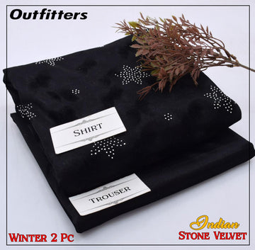 Indan 2-Piece Stone Velvet