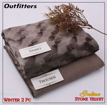Indan 2-Piece Stone Velvet