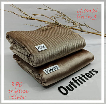 Indan 2-Piece Stone Velvet