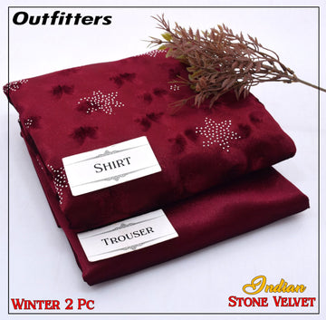 Indan 2-Piece Stone Velvet
