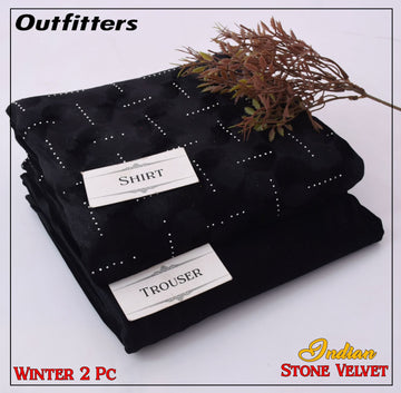 Indan 2-Piece Stone Velvet
