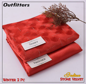 Indan 2-Piece Stone Velvet
