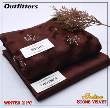 Indan 2-Piece Stone Velvet