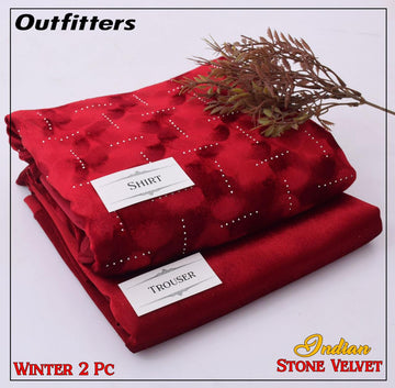 Indan 2-Piece Stone Velvet