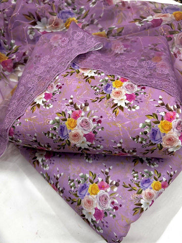 Chikenkari 3-Pc Suit